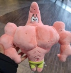 네모바지 스폰지밥 머슬 헬창 근육 뚱이 봉제인형 인형 : 몽끼마켓