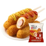 명랑시대 명랑 쌀 핫도그 (850g) x 1팩 (10개입) : 에스월드허브