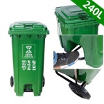 업소용 분리수거함 50L 분리수거대 야외쓰레기통 80L 대형 E. 100L 페달 휠 : 도도구대마켓