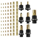77PCS 리벳 너트 플라이어 세트 M3 M4 M5 M6 M8 M10 M12 공구 인서트 연결 플레이트 파이프용 대용량 너트 77pcs : 키타야마마켓