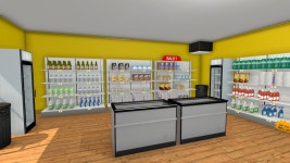 슈퍼마켓 시뮬레이터 Supermarket Simulator 스팀 게임 코드 : 24시 게임배달소
