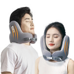 소음 감소 기능 메모리 폼 여행용 목 베개 이동 중에도 편안함을 제공하는 U자형 블루투스 음악 : 명성비앤비