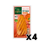더건강한 부드러운 닭가슴살 순살케이준 100g x 4개 : 에스월드허브