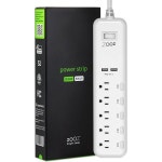 파워 스트립 ZEN20 800에너지 모니터링 및 2개의 USB 포트가 있는 LR | Z-Box, Power Strip ZEN20 (5 Outlets) : 웬즈데이딜리버리
