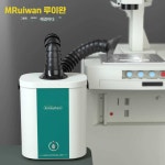 이동형 국소 배기장치 치과용 흡입기 먼지 소형 집진기 200w(필터3종 x 2set) : 오케이하우