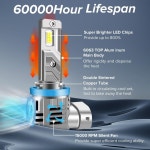 호이드 9005/HB3 H11/H9/H8 LED 안개등 800%밝기 장착용 : 더봄03