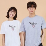 스윗(Sweet)남성전문샵 | 키밍 LOVE SWEET 남성상의 오버티셔츠 오버핏셔츠 반팔면티-화이트 : 신명818
