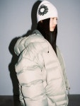999휴머니티 999HUMANITY LOGO SYMBOL JACQUARD BEANIE IVORY : TRIPLESTORE