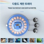 스마트 계란 부화기 달걀 거위 부하기 조류 반자동 자동회전 가정용 부화장 육추기 유정란 메추리 메추리알 : 써니유니버스