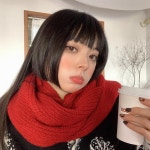 머스코 울혼방 머플러 고리형 목도리 03 NSK 와인레드 : 해모로엄