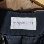퍼플 숲 SUOP 여성 덕다운 롱 패딩 77_W0284 : 마데인빈티지