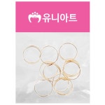 (10 세트) 유니아트 1000 반지 만들기 금색 : 오더즈상사