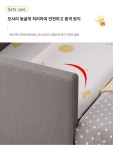 침대연장 사이드 베드 선반 침대확장 연장 확장프레임 침대옆 매트리스 수납 확장형 배드 확장침대 저상형 난간 : 두이코리아