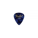 Fender 프리미엄 셀룰로이드 기타 피크 351 모양, 블루 모토, 얇음, 12팩 : 선한글로벌