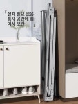 제이앤지파트너스 | 스테인 실내외 스탠드형 빨래 건조대 이불 옷걸이 간편 비확장형 업그레이드 더블봉 1.3m : 코코studio