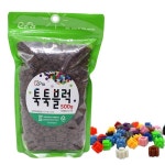이지툭툭블럭 9mm 리필 500g 밤색 : 스쿨문구