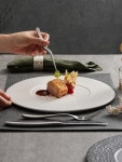 식당 호텔 클래식 카페 레스토랑 플레이팅접시 원형 12인치 무광블랙 : 다이렉트바이1