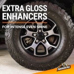 아머 올 카 타이어 샤인 원스텝 로 정밀하고 고르게 샤인하며 최소한의 오버 - 2 카운트 2-Pack Tire Shine : 원모아벨