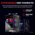 스카이테크 게이밍 네뷸라 2 PC AMD 라이젠 5 5500 3.6GHz NVIDIA RTX 5050 8GB 1TB NVMe SSD 16GB DDR4 5500 | 5050 8GB : 파이브메리