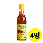 해피유통 맑고 깨끗한 고소한 들기름 350ml, 4개 식사 일식 식사 정식 식사 중식 식사 분식 식사 집밥 : 상콤스토어