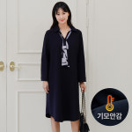 기모 타이 카라 빅사이즈 스판 정장 원피스 40-50대 미시 중년여성 엄마옷 하객 상견례 : 드리다 DRIDA