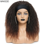 칼론헤어 | 파티 가발 코스프레 코스튬 Wakego Afro Kinky Marley 트위스트 블랙 옹 브르 브라운 헤어 Braids 머리띠 Kanekalon 합성 머리...