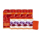 Vaadi Herbals Value Kesar Chandan 페이셜 바, 오렌지 필 추출물 포함, 25gm x 4 : 선한구매