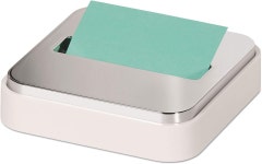1.2.3상회자판기 | 포스트잇 노트 디스펜서 3인치 x 화이트 베이스 스틸 탑 포함 1.2 x 4.3 Note Dispenser : 오늘빛상회