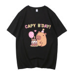 기니피그 카피 바라 뉴트리아 동물 여름 반티 반팔 티셔츠 러닝복 잠옷 굿즈 Capybara Is Calling T-셔츠 Funny Rodent Lover 유머 여성...