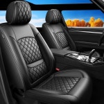 Banklif Car Seat Covers Compatible with 34sadxzd4897 - Full Set 5 Seats Luxury Leather All-Weather C : 달빛아틀리에