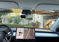 JNK 네트웍스 Tesla Model Y 프리컷 프리미엄 DIY 자동차 창문 틴트 필름용 전면 윈드실드 선바이저 스트립 필름(블랙 5%) Black 5...
