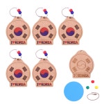 diy 한국 손거울 키링 만들기 5개 공예품 태극기 5p : 셀워스