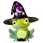 배쓰앤바디웍스 Bath and Body Green with Black Hat Witchy Frog 조절 가능한 월플라워 향기 컨트롤 야간 조명 플러그 : 넥스유로2
