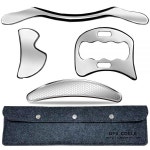 꼬야마사지 | GYX COELE 4 in 1 근육 스크레이퍼 스테인리스 스틸 구아샤 마사지 도구 세트, 가방 포함, 근육 치료를 위한 IASTM 스크래핑 도구 : 광장몰...