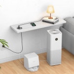 100W USB C 5AC 콘센트 및 4개의 포트에 양면 오목 충전소 플러그가 장착된 데스크탑 파워 그로밋 카운터탑 블랙용 4인치 홀 가구 플러시...