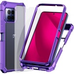 TMobile REVVL 7 Pro 5G 휴대폰 케이스용 Ailiber 화면 보호기 듀얼 레이어 충격 방지 범퍼 투명 노란색 메트로 5G퍼플용 슬림 스크래치...