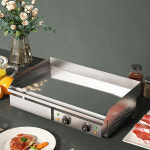 업소용 볶음철판 EG-820 곱창 조리판 토스트 노점상 EG-818D 싱글온도조절+미광10mm : 굿어스TD
