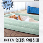 바움컬처스 주식회사 | 인텍스 휴대용 유아배드 (Intex Toddler Air Mattress) : 주식회사 솔바움