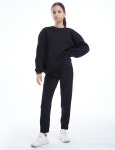 더 짐 피플 여자 소프트 운동 스웨트 팬츠 경량 캐주얼 조거 포켓 포함 Black X-Small : 서지니스