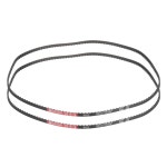 uxcell 2pcs 304XL 025 타이밍 벨트 152 톱니 고무 기어 코깅 폭 0.25 피치 기계 교체 : 이봉지