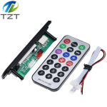 TZT 무선 블루투스 MP3 WMA 디코더 보드 오디오 모듈 USB TF 라디오 리모컨 포함 자동차 액세서리 5V 12V : 현진11