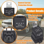 2024-0205-0077 | (Pack of 2) 4RD 960 388 31 22 12V 5-Pin Relay - Replacement for Hella 007794311 007794301 H41410081 : 루메온A
