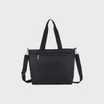 레스포색 LESPORTSAC 클래식 리사이클드 블랙 캐리올 집 토트백 3443727 126534 : 벌크션