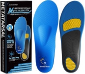 풋땡스 | 중족골 패드가 있는 Orthostride Orthotic 깔창 를 위한 발바닥 근막염 아치 지지 삽입물 모튼 신경종 볼 오브 풋 하루 종일 서 남성...