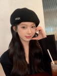 컬러 디자인 프린팅 선물 여자 화가 모자 편한 패션 니트 겨울 복고 따뜻한 : 플레이트store
