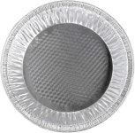 탑인베이스먼트 | Handi-Foil 10인치(실제 탑아웃 9-5/8인치 - 탑인 8-3/4인치) 알루미늄 호일 파이 팬 일회용 베이킹 틴 플레이트(25팩) : 에버셀렉트-