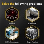 BasaltAuto 8pcs 연료 인젝터 FJ732 05037479AA 램 1500 2500 픽업 닷지 차저 듀랑고 매그넘 지프 그랜드 체로키 커맨더 V8 5.7L 6.1L...