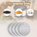 마레에이디 | 8L/2.1Gal 10L/2.6Gal 및 12L/3.17Gal 원형 개 물그릇용 UPSKY 4PCS 교체 필터 : 잇츠마켓3