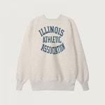 챔피온 True To Archives 2ND ILLINOIS 기모 스웨트셔츠 S.Grey x Navy 3534106 129643 : 벌크션