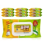 30매 청소 실속형 고급형 중형 청소포 물티슈 물걸레청소포 : 깜동반